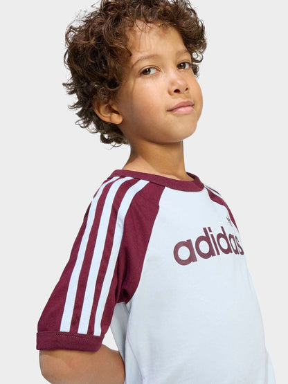 Dsiney Kidz - adidas Originals Blue T-Shirt and Sprinter Shorts Set image 5