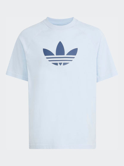 Dsiney Kidz - adidas Originals Blue Trefoil Oversized T-Shirt image 1