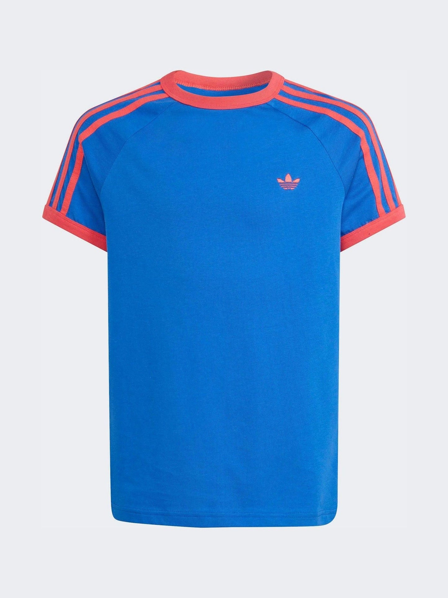 Dsiney Kidz - adidas Originals Blue/Red 3 Stripes T-Shirt image 1