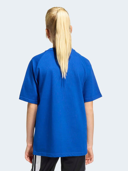 Dsiney Kidz - adidas Originals Dark Blue Trefoil Oversized T-Shirt image 2