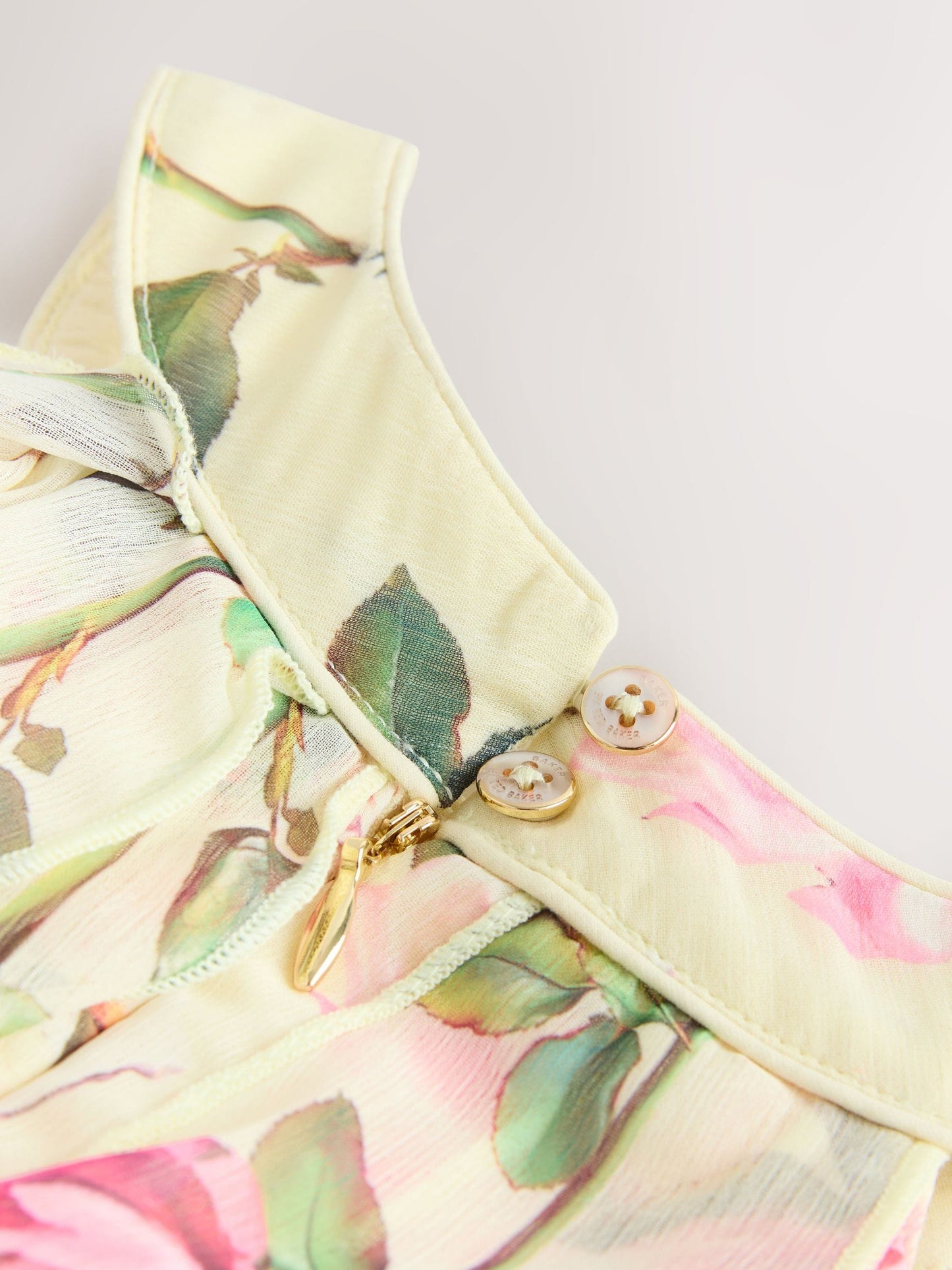 Baker by Ted Baker Chiffon Waterfall Halter Neck Wide Leg Jumpsuit image 8