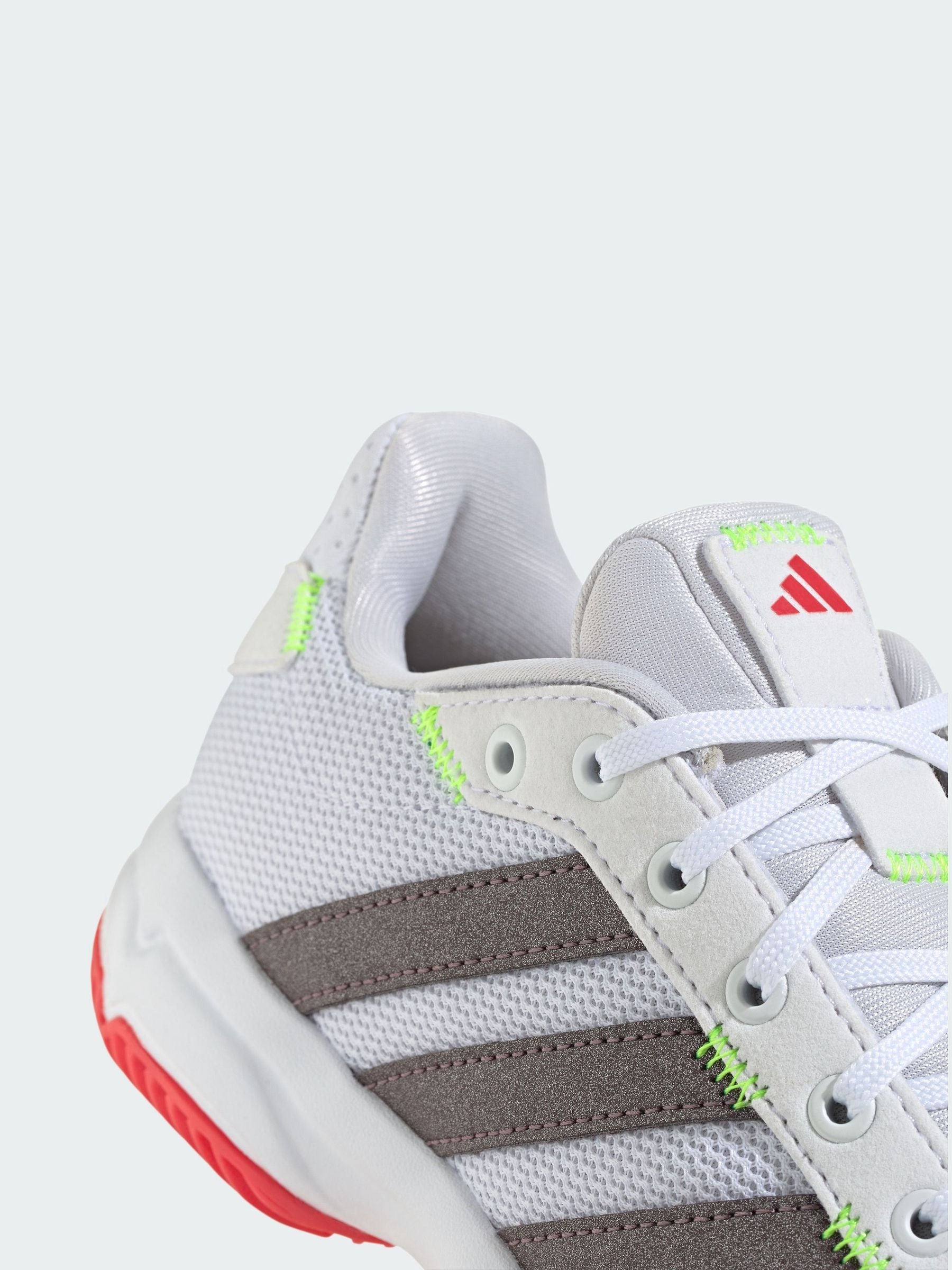 adidas White Stabil Indoor Shoes image 3