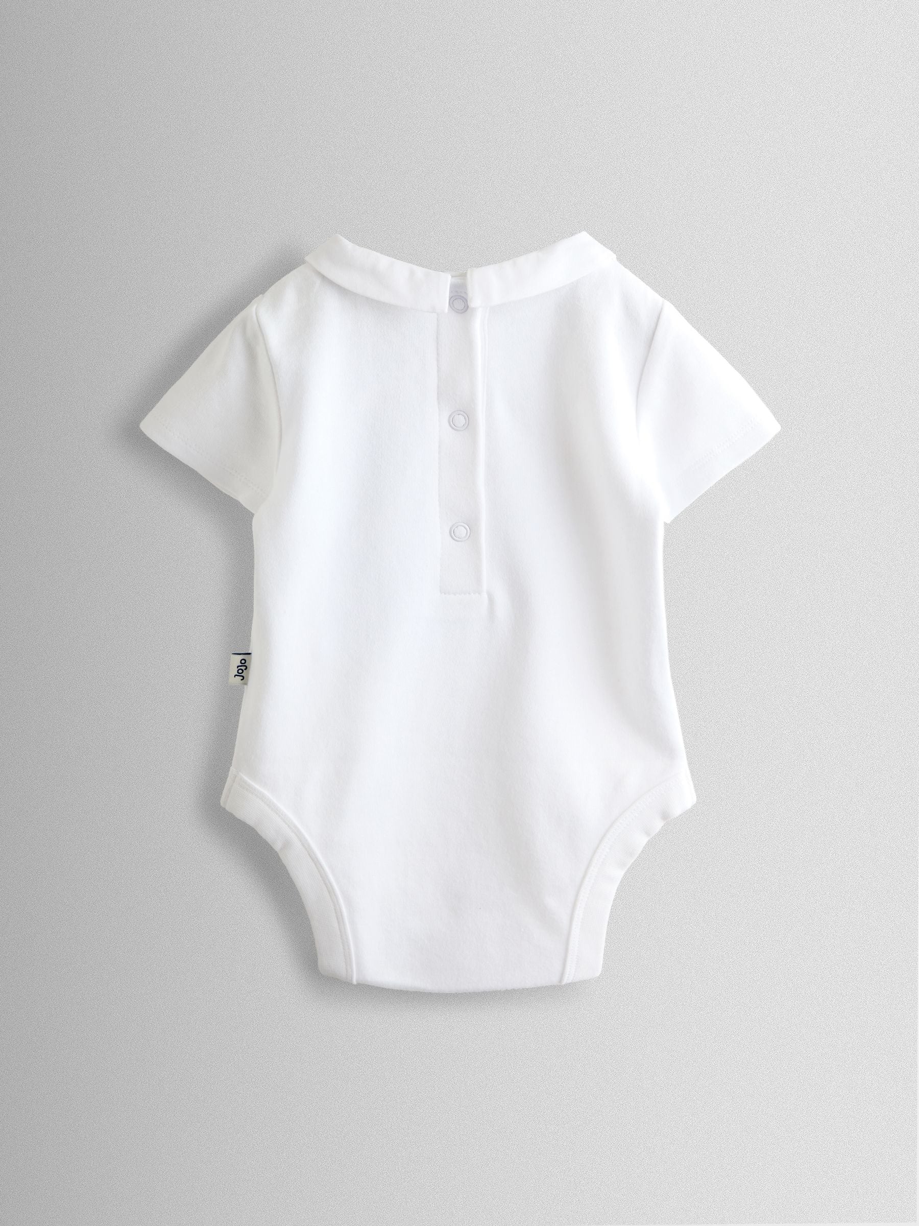 JoJo Maman Bébé Crystal White Embroidered Collar Body image 2