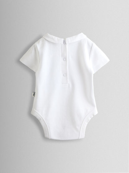 JoJo Maman Bébé Crystal White Embroidered Collar Body image 2