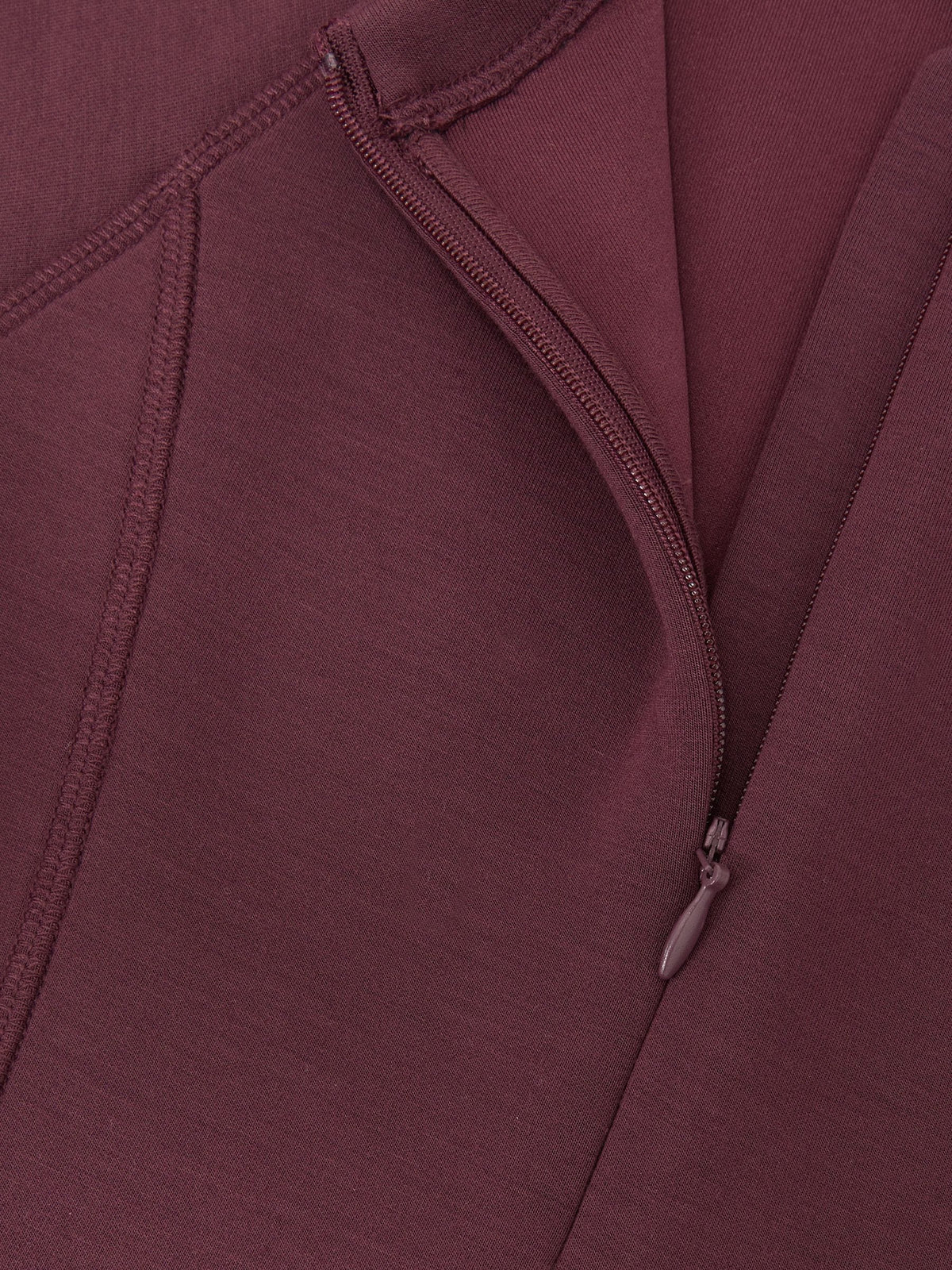 Reiss Burgundy Jenny 3-9 yrs Premium Interlock-Jersey Dress image 4
