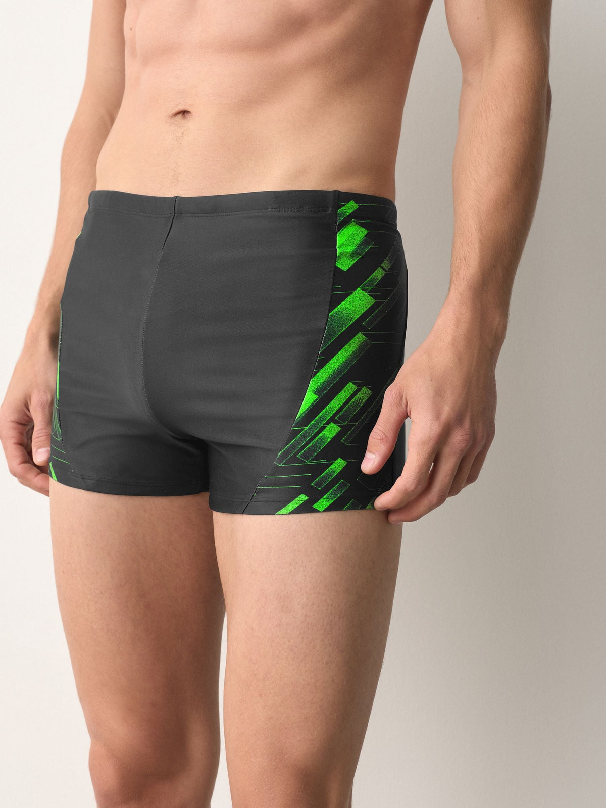 Dsiney Kidz - Black / Green Single Active Motionflex Swimming Trunks image 1