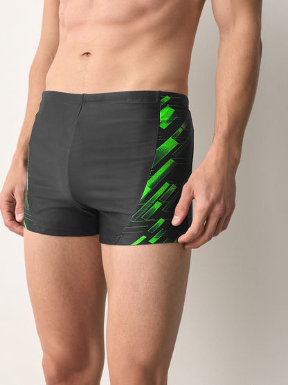 Dsiney Kidz - Black / Green Single Active Motionflex Swimming Trunks image 1