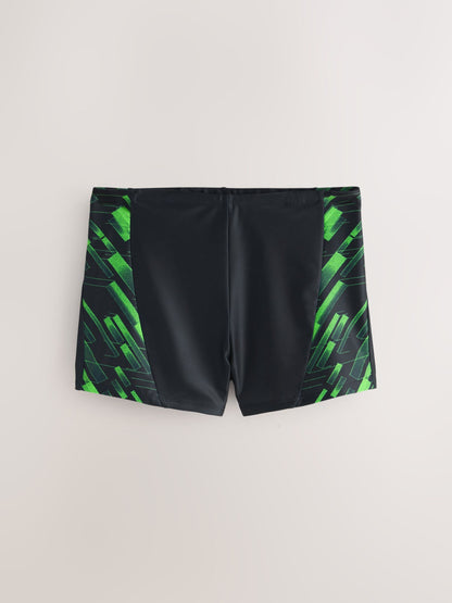 Dsiney Kidz - Black / Green Single Active Motionflex Swimming Trunks image 5