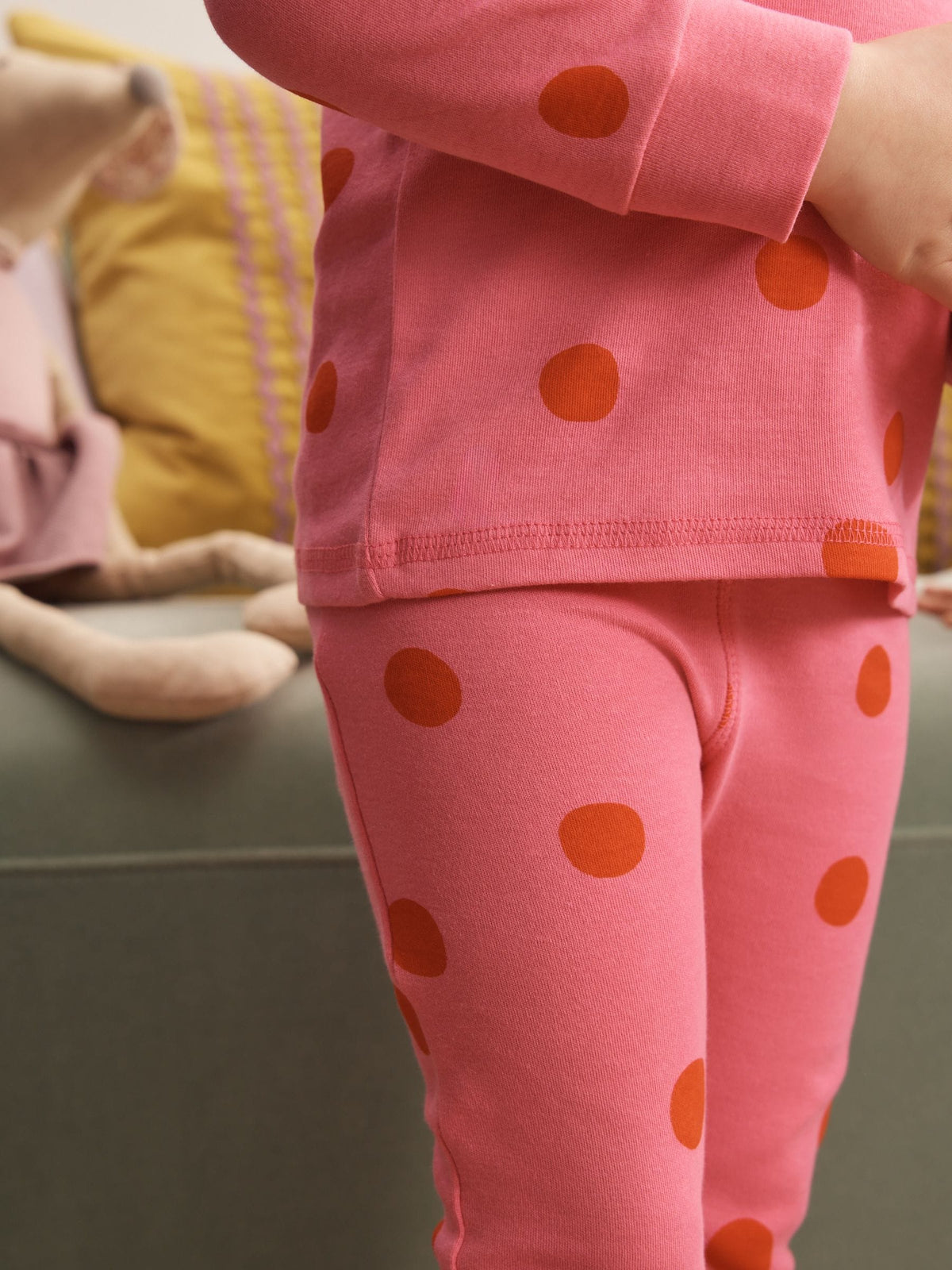 Pink/Turq Stampy Print Snuggle Pyjamas 3 Pack (9mths-12yrs) - image 4