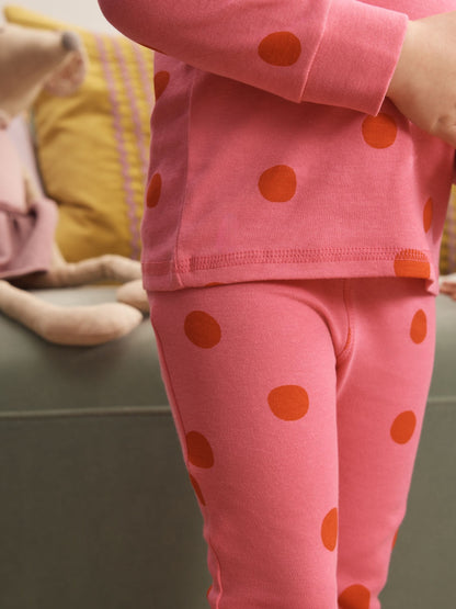 Pink/Turq Stampy Print Snuggle Pyjamas 3 Pack (9mths-12yrs) - image 4