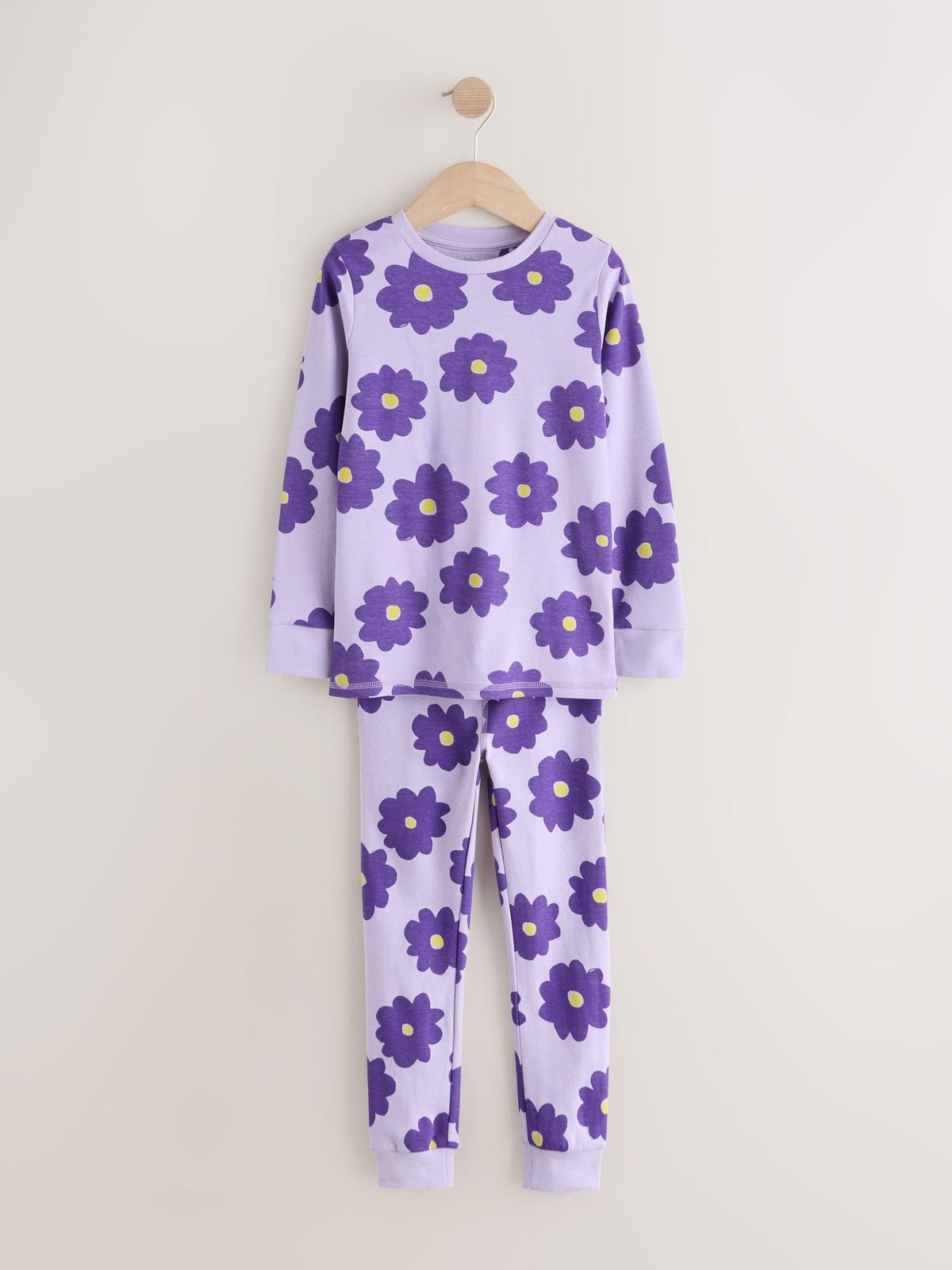 Pink/Turq Stampy Print Snuggle Pyjamas 3 Pack (9mths-12yrs) - image 7