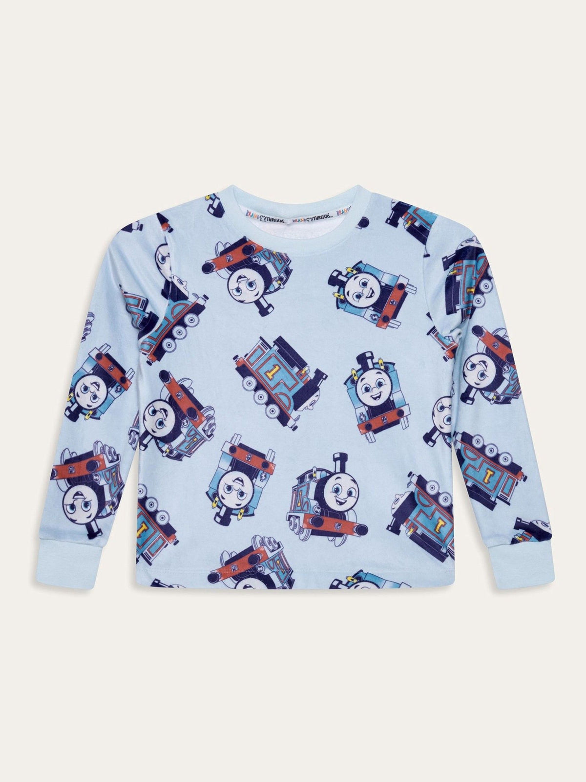 Brand Threads Blue Boys Thomas The Tank Fleece Pyjamas Set - image 6