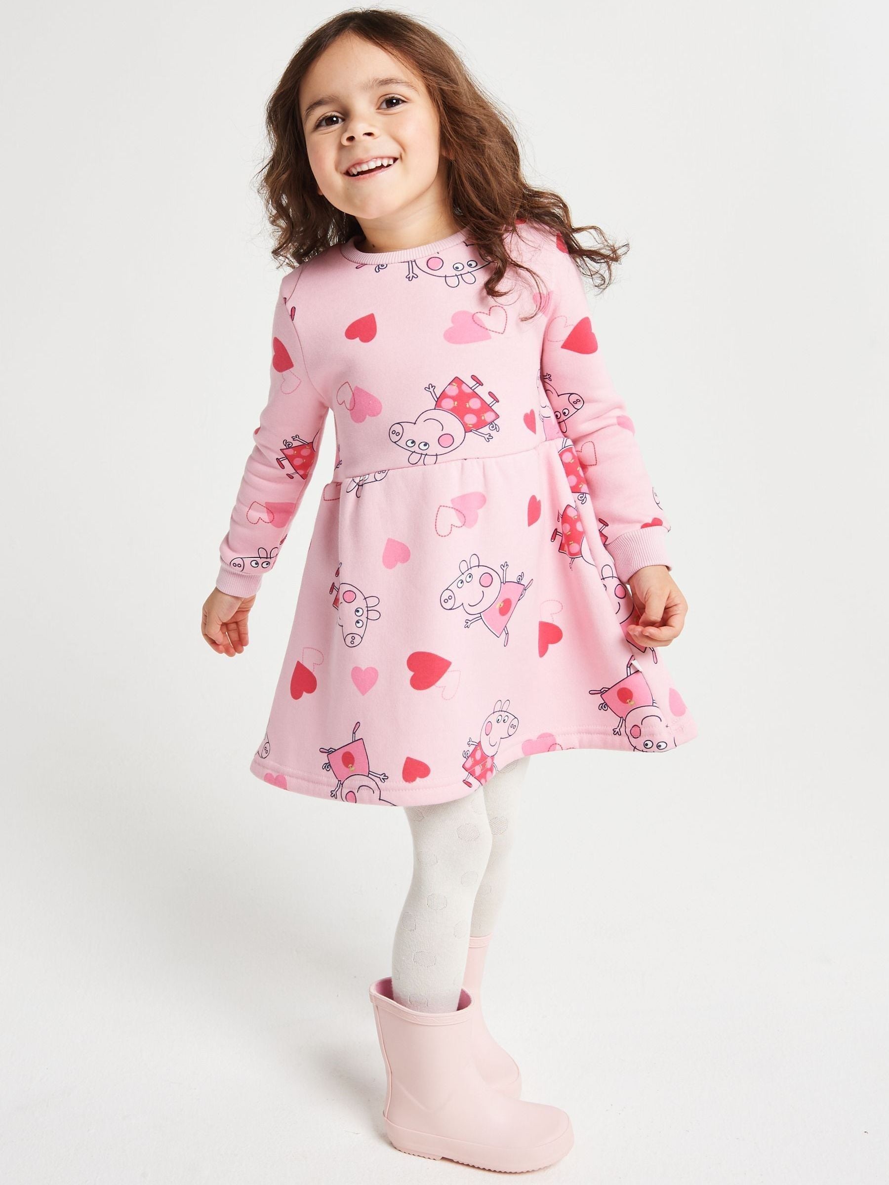 Brand Threads Pink Peppa Pig Dress image 3