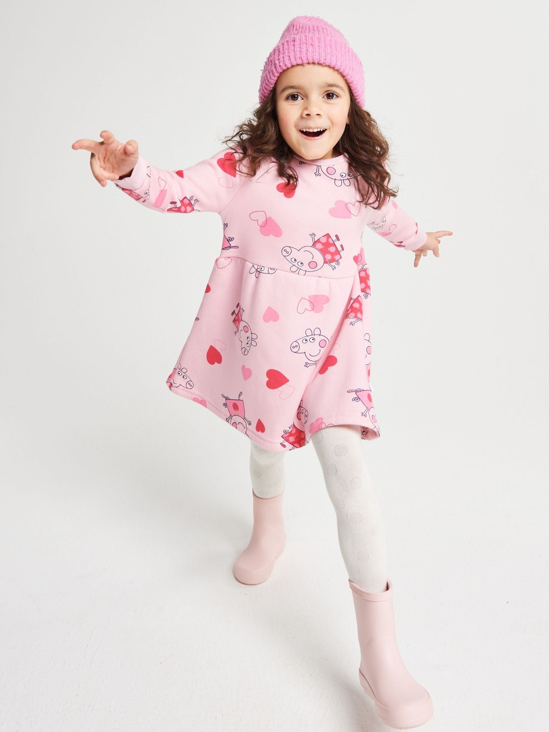 Brand Threads Pink Peppa Pig Dress image 4