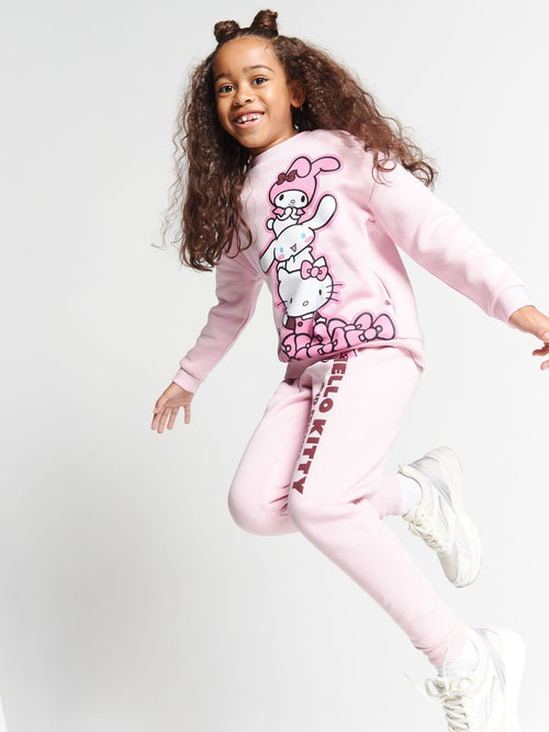Brand Threads Pink Hello Kitty Joggers Set image 1