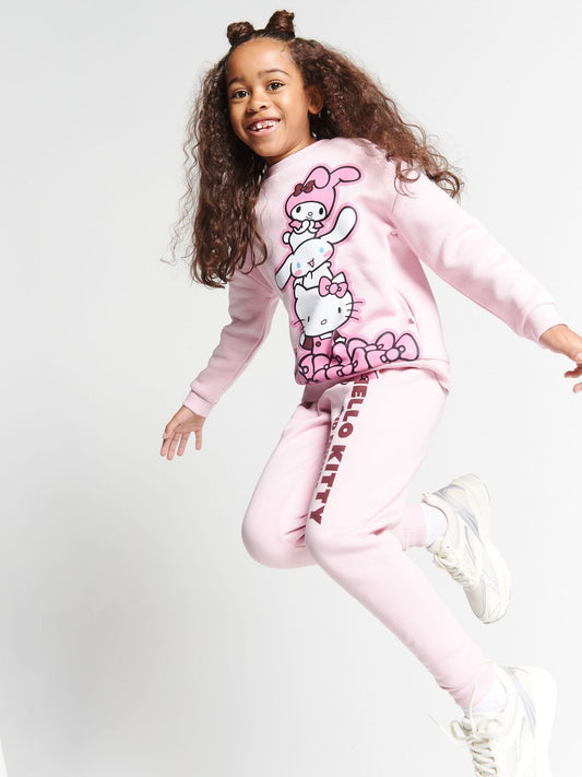 Brand Threads Pink Hello Kitty Joggers Set image 1