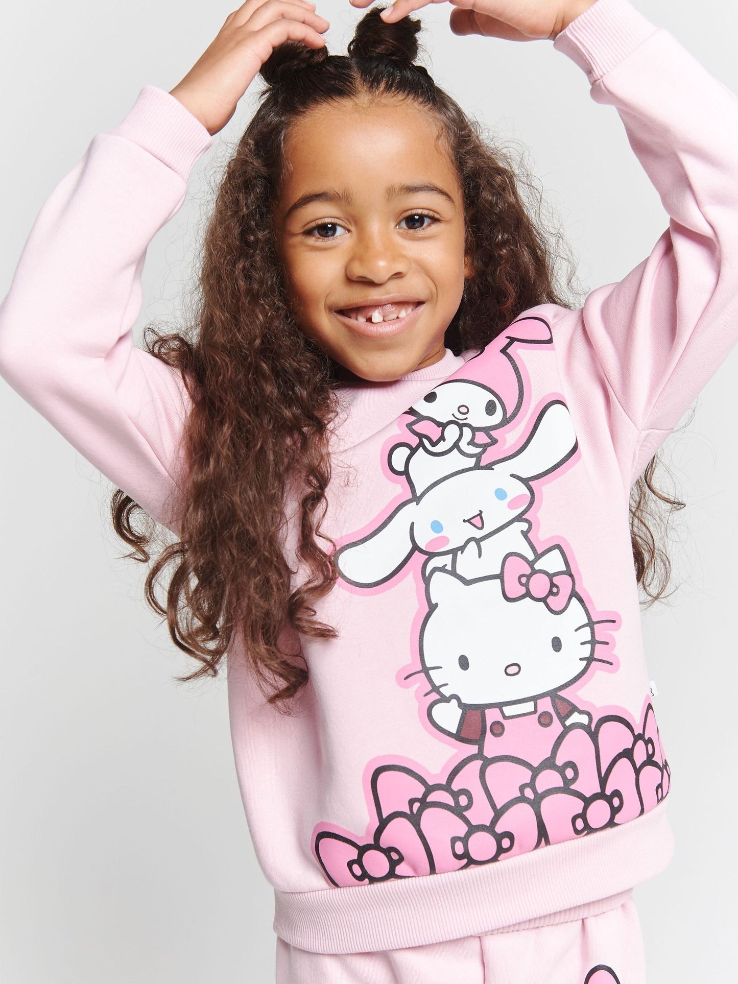 Brand Threads Pink Hello Kitty Joggers Set image 4