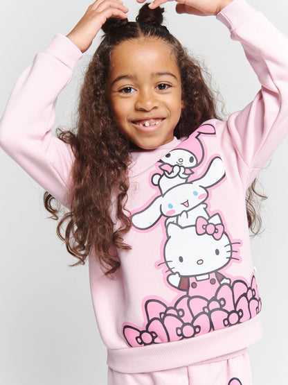 Brand Threads Pink Hello Kitty Joggers Set image 4