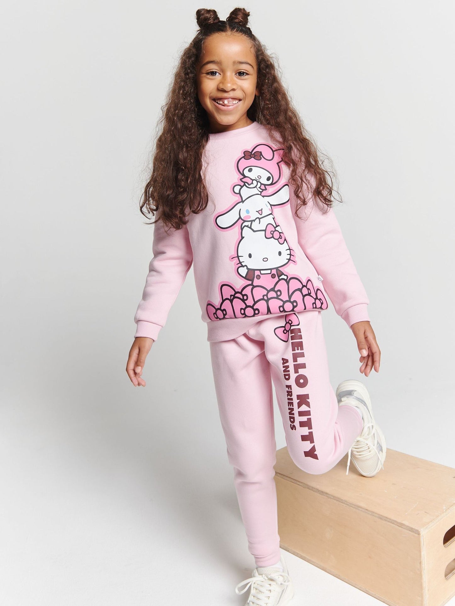 Brand Threads Pink Hello Kitty Joggers Set image 5