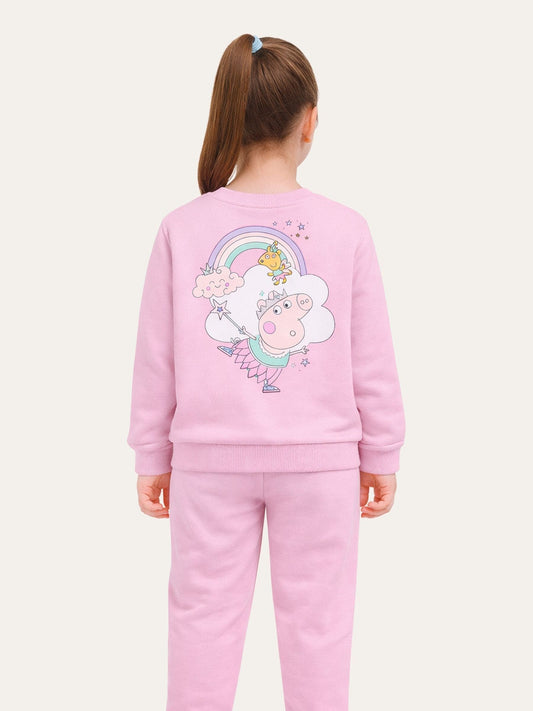 Brand Threads Pink Peppa Pig Joggers Set image 2