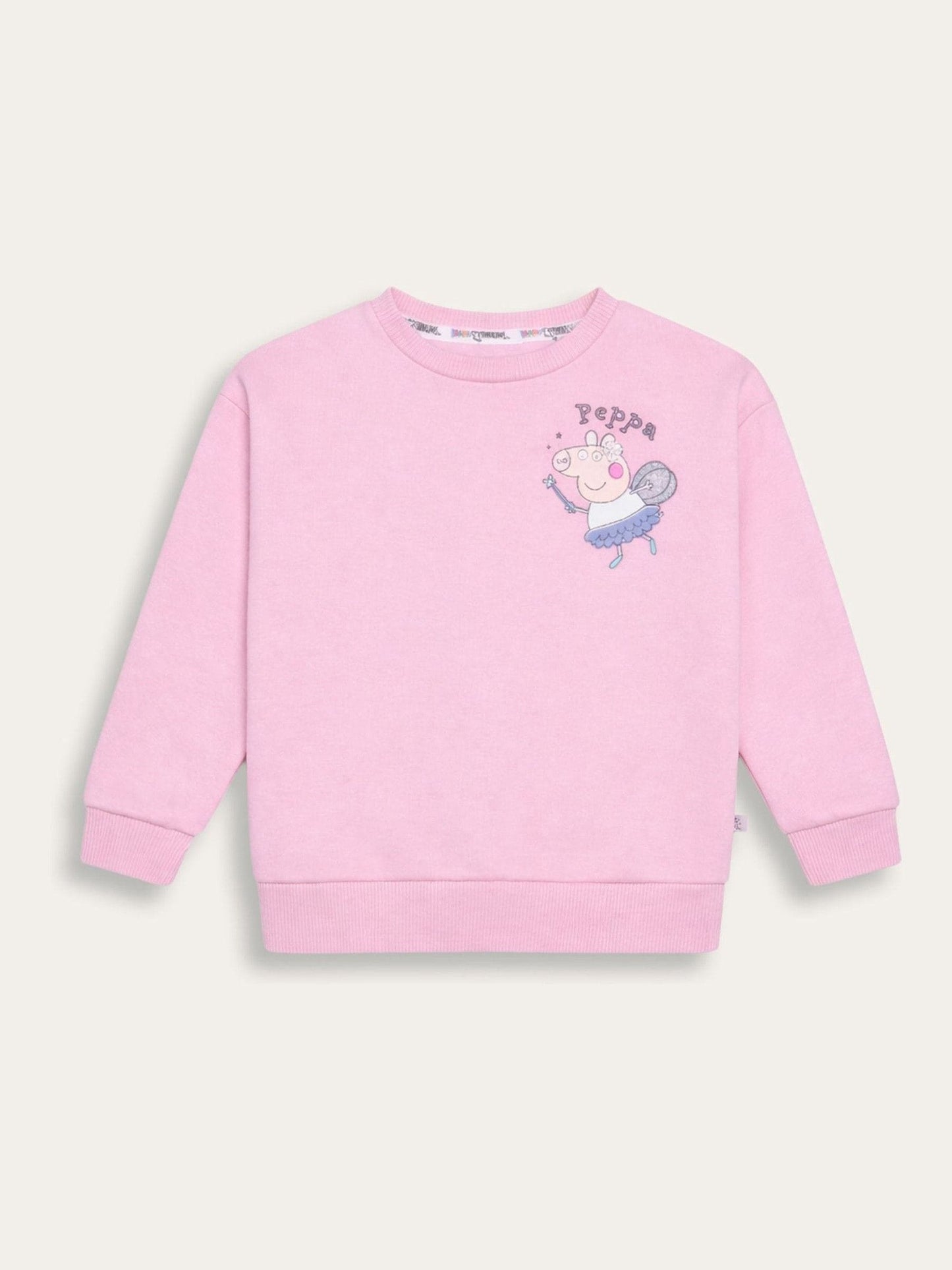 Brand Threads Pink Peppa Pig Joggers Set image 3