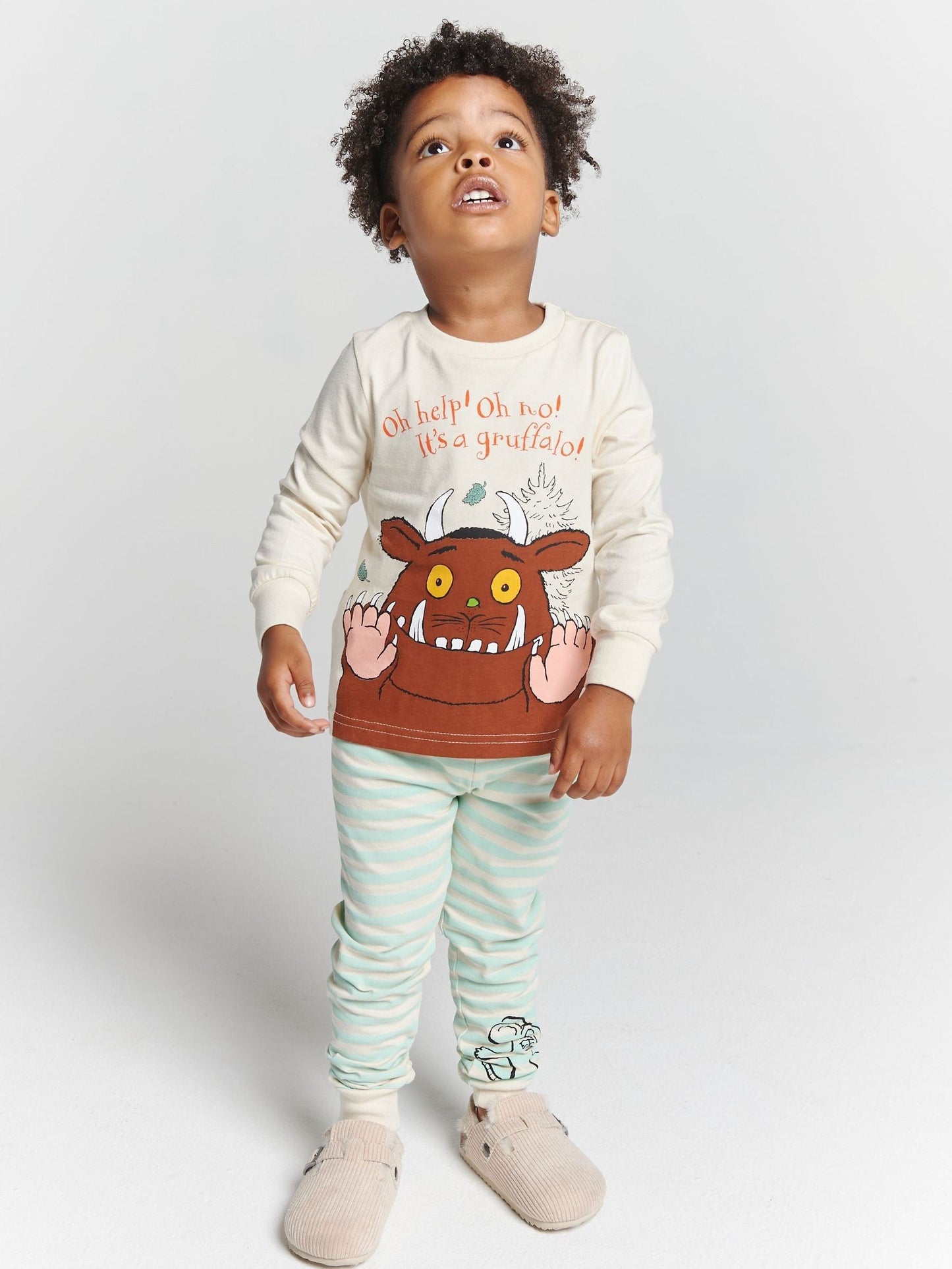 Dsiney Kidz - Brand Threads Blue The Gruffalo Pyjamas Set image 3
