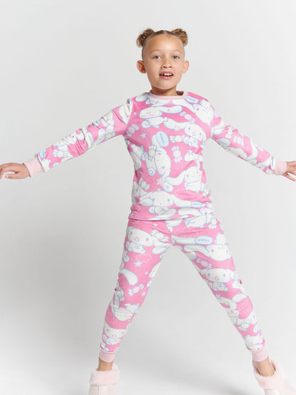 Brand Threads Pink Hello Kitty Fleece Pyjama Set - image 1