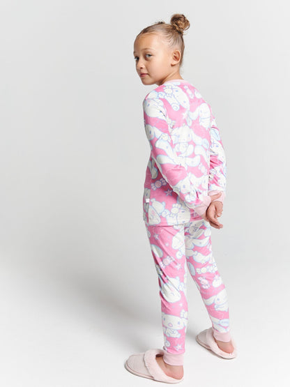 Brand Threads Pink Hello Kitty Fleece Pyjama Set - image 2