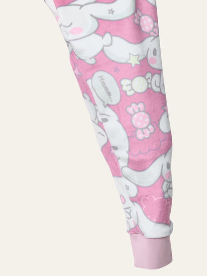 Brand Threads Pink Hello Kitty Fleece Pyjama Set - image 7