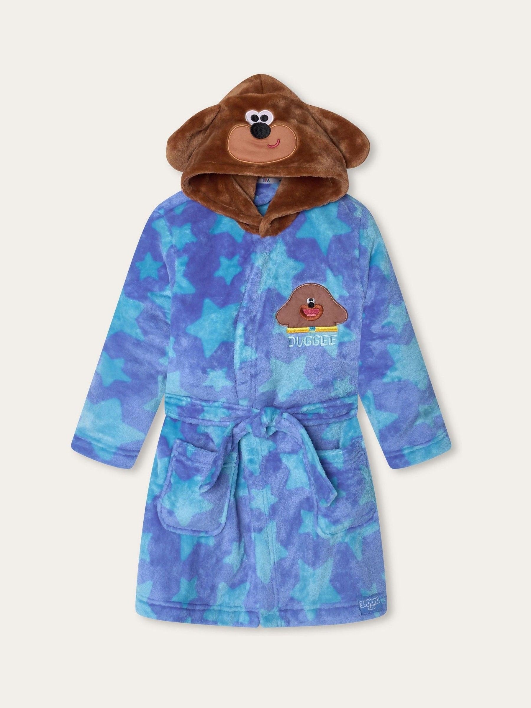Brand Threads Blue Unisex Hey Duggee Dressing Gown image 4