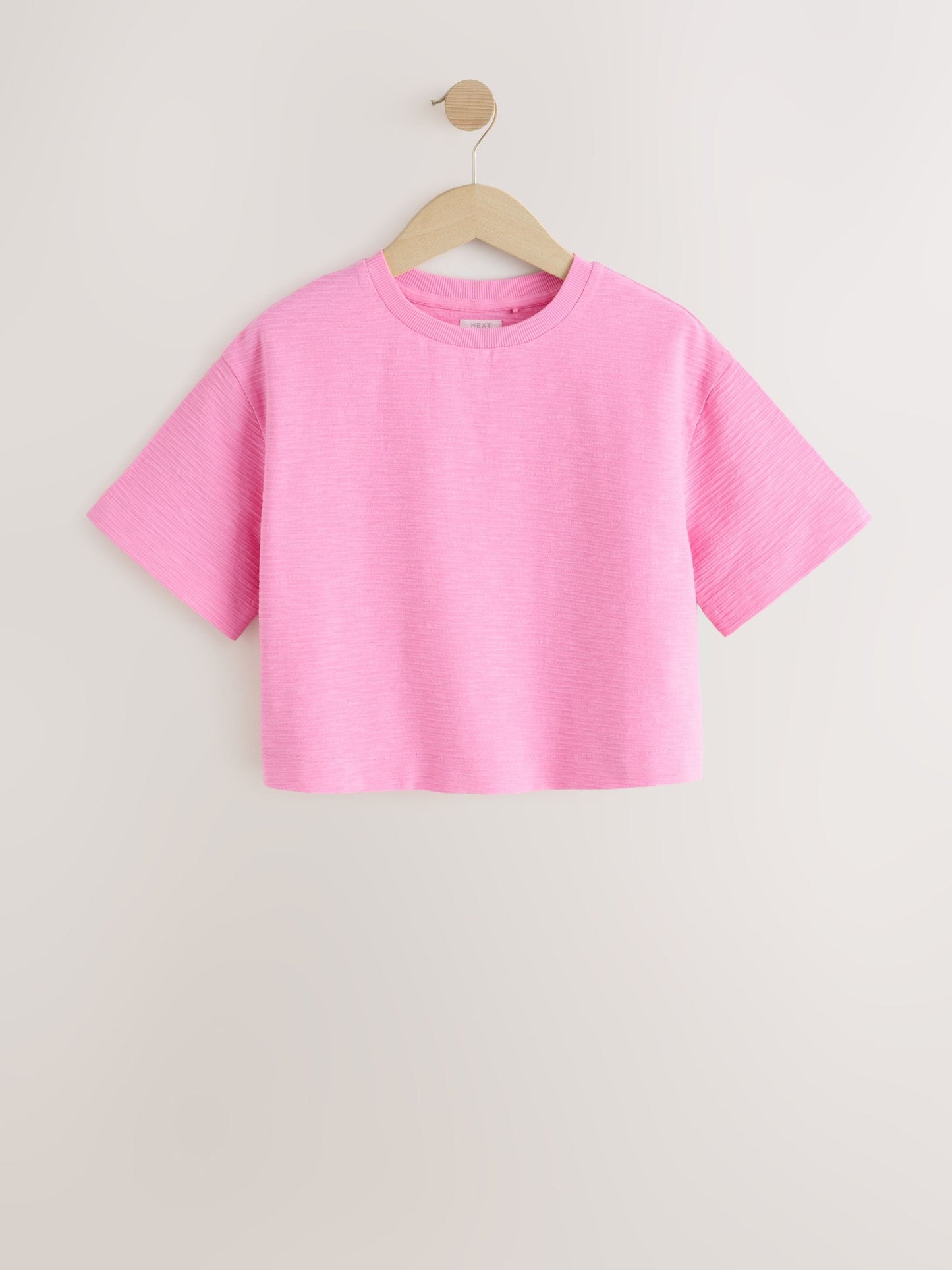 Dsiney Kidz - Pink Textured Oversized Boxy T-Shirt (3-16yrs) image 6