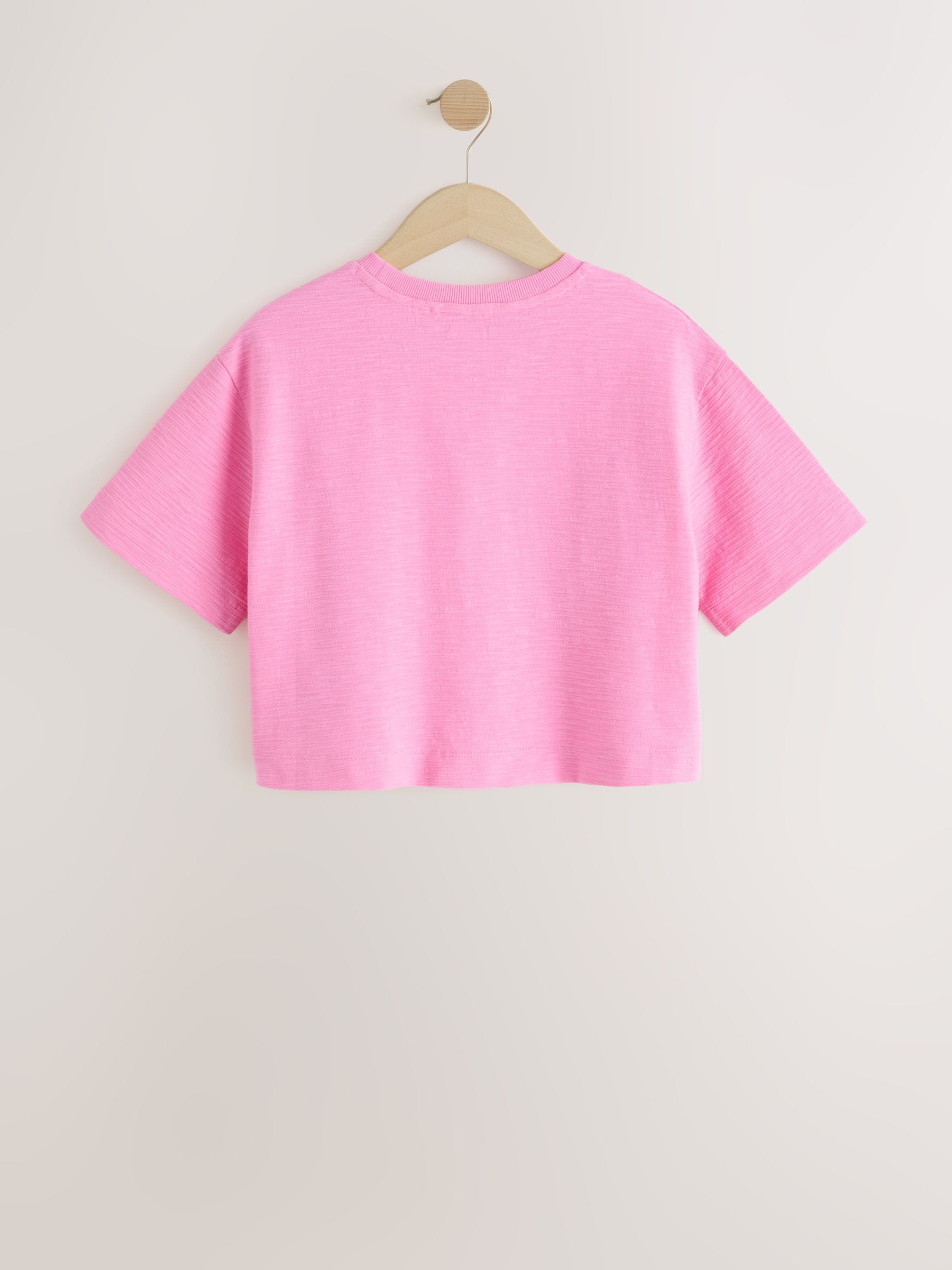 Dsiney Kidz - Pink Textured Oversized Boxy T-Shirt (3-16yrs) image 7