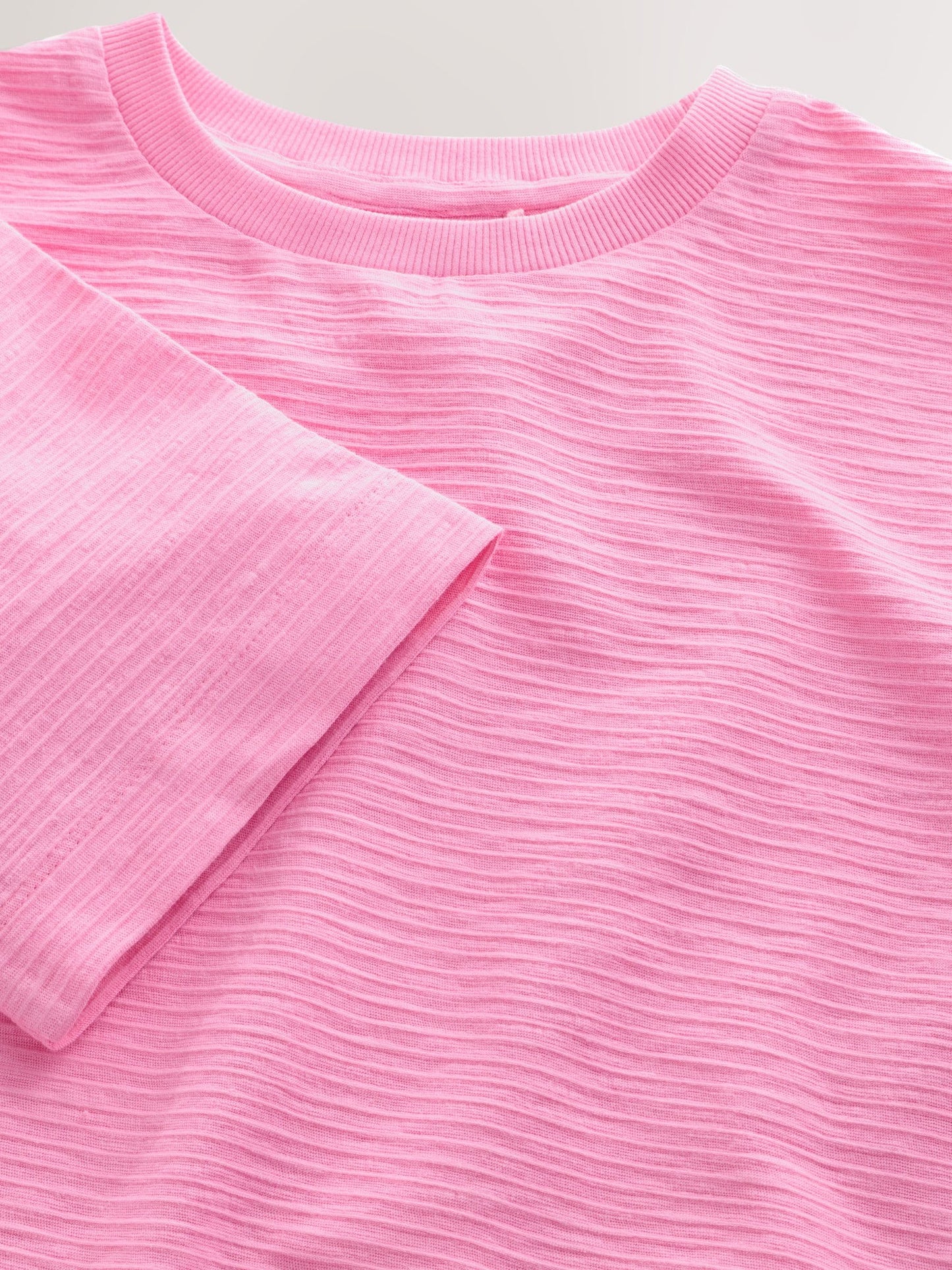 Dsiney Kidz - Pink Textured Oversized Boxy T-Shirt (3-16yrs) image 8