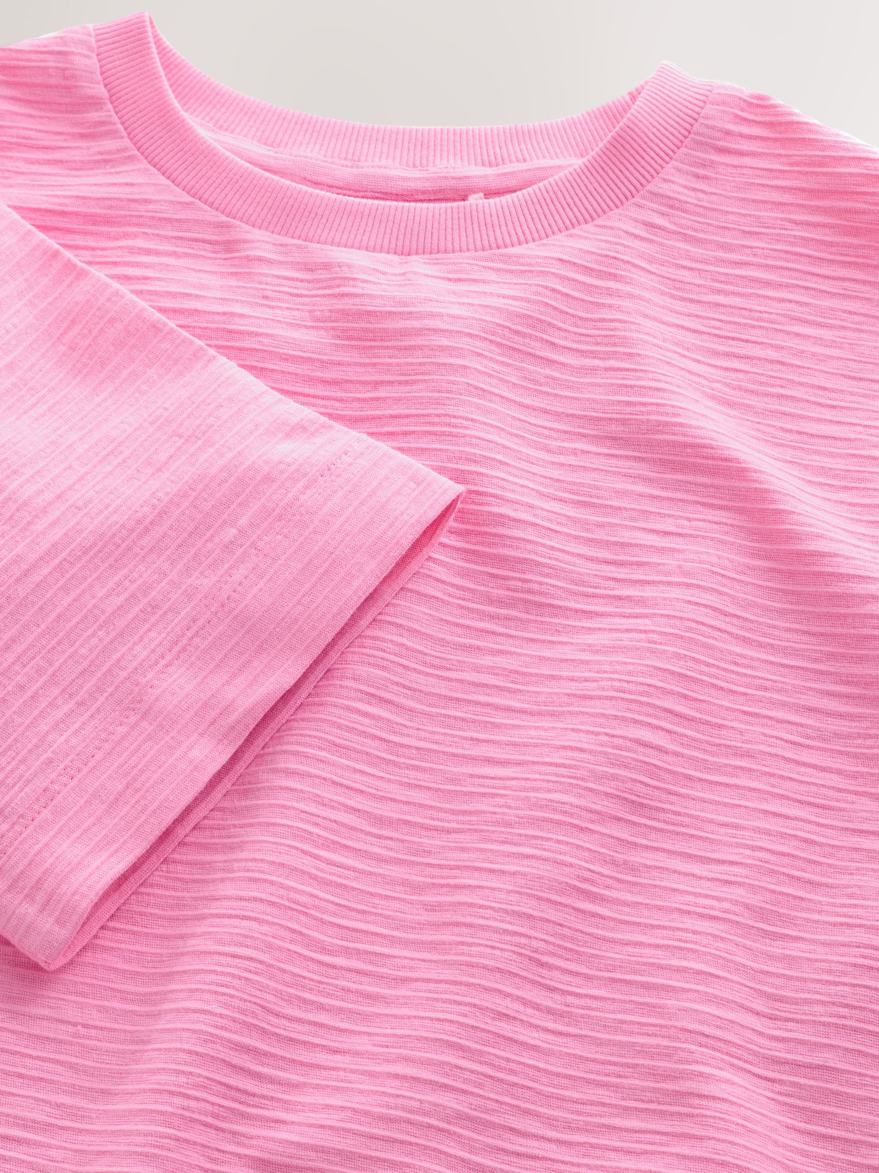Dsiney Kidz - Pink Textured Oversized Boxy T-Shirt (3-16yrs) image 8