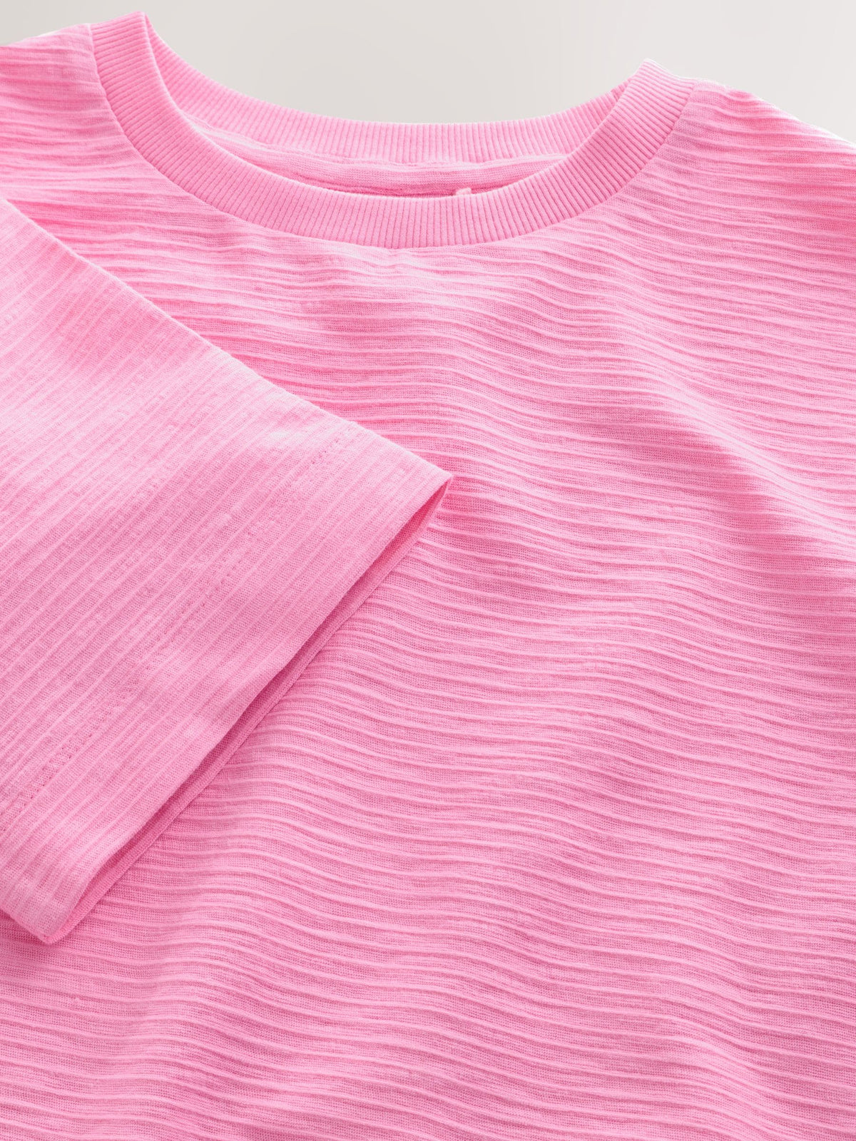 Dsiney Kidz - Pink Textured Oversized Boxy T-Shirt (3-16yrs) image 8