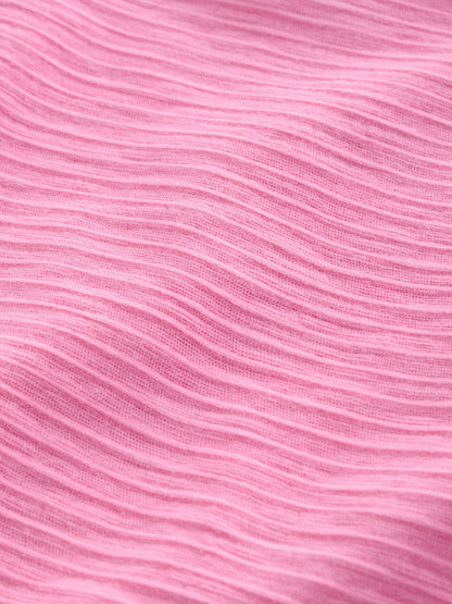 Dsiney Kidz - Pink Textured Oversized Boxy T-Shirt (3-16yrs) image 9