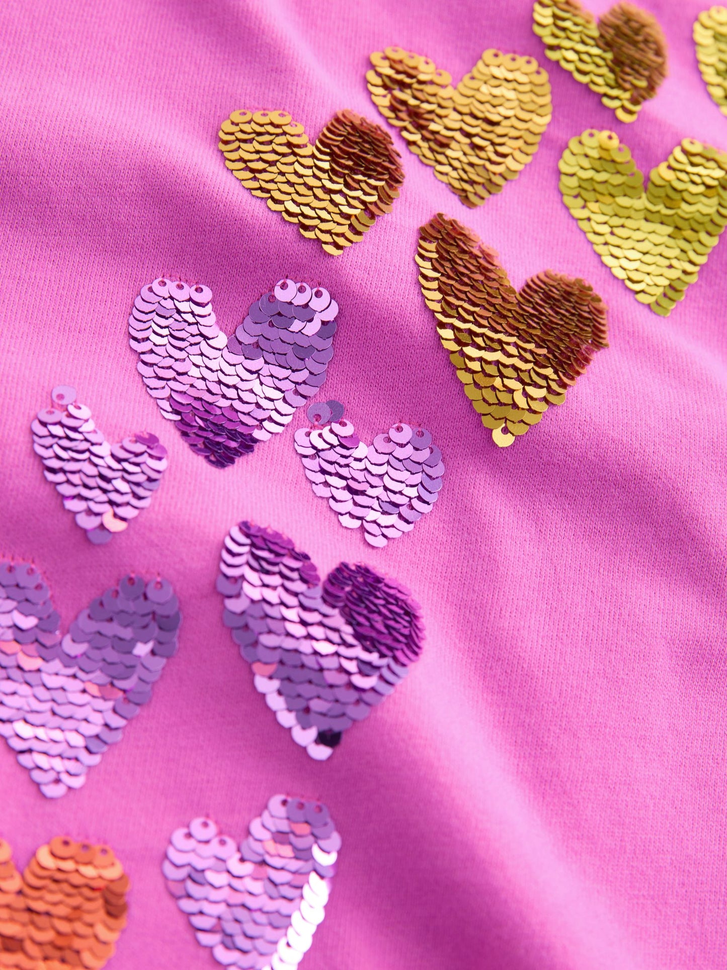 Dsiney Kidz - Pink Rainbow Sequin Heart T-Shirt (3-16yrs) image 6