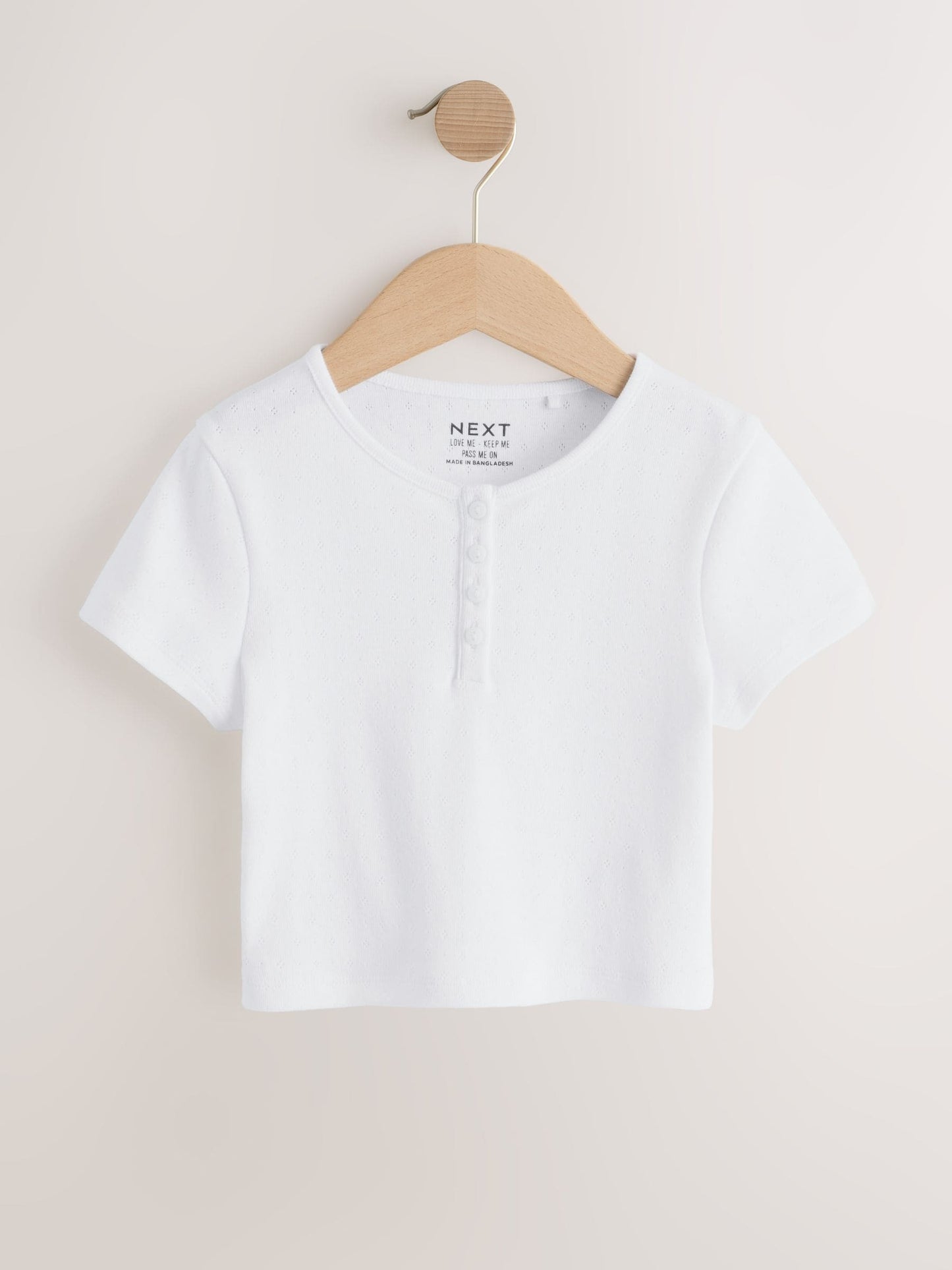 Dsiney Kidz - Navy/White Pointelle Button Front Tops 2 Pack (3-16yrs) image 4