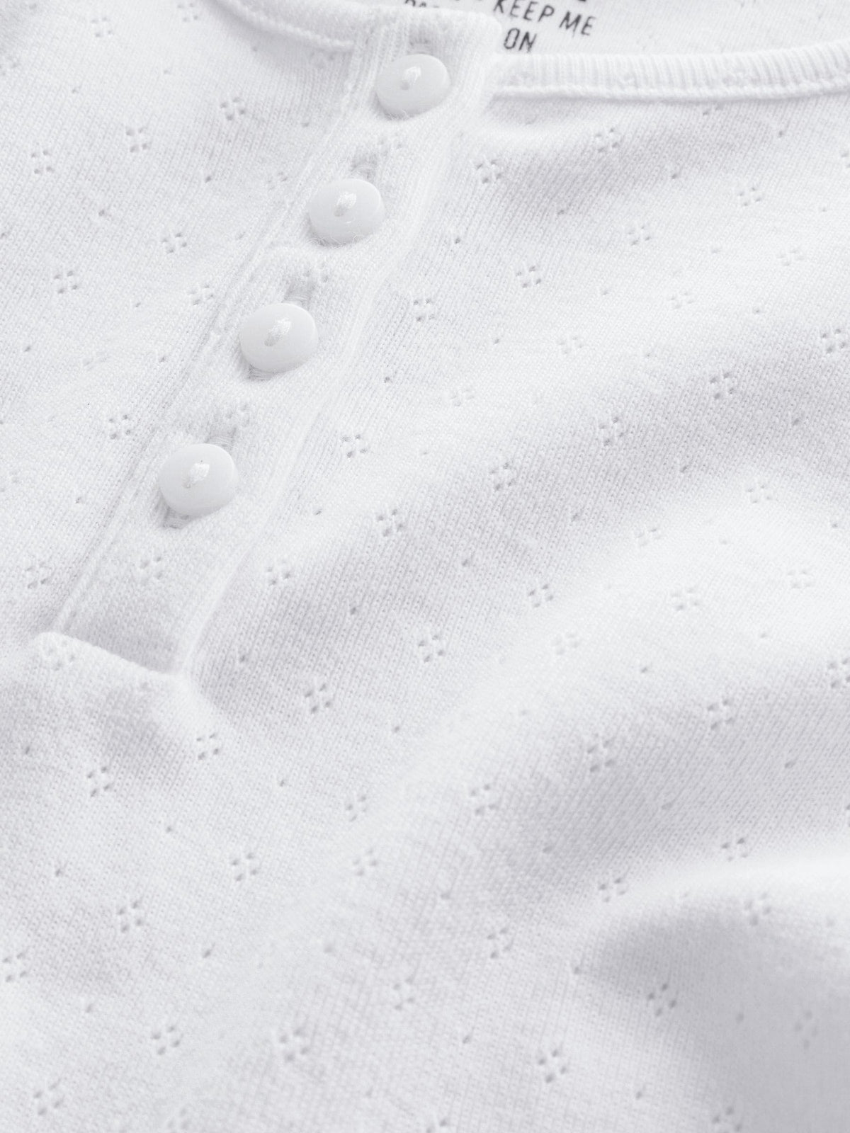 Dsiney Kidz - Navy/White Pointelle Button Front Tops 2 Pack (3-16yrs) image 5
