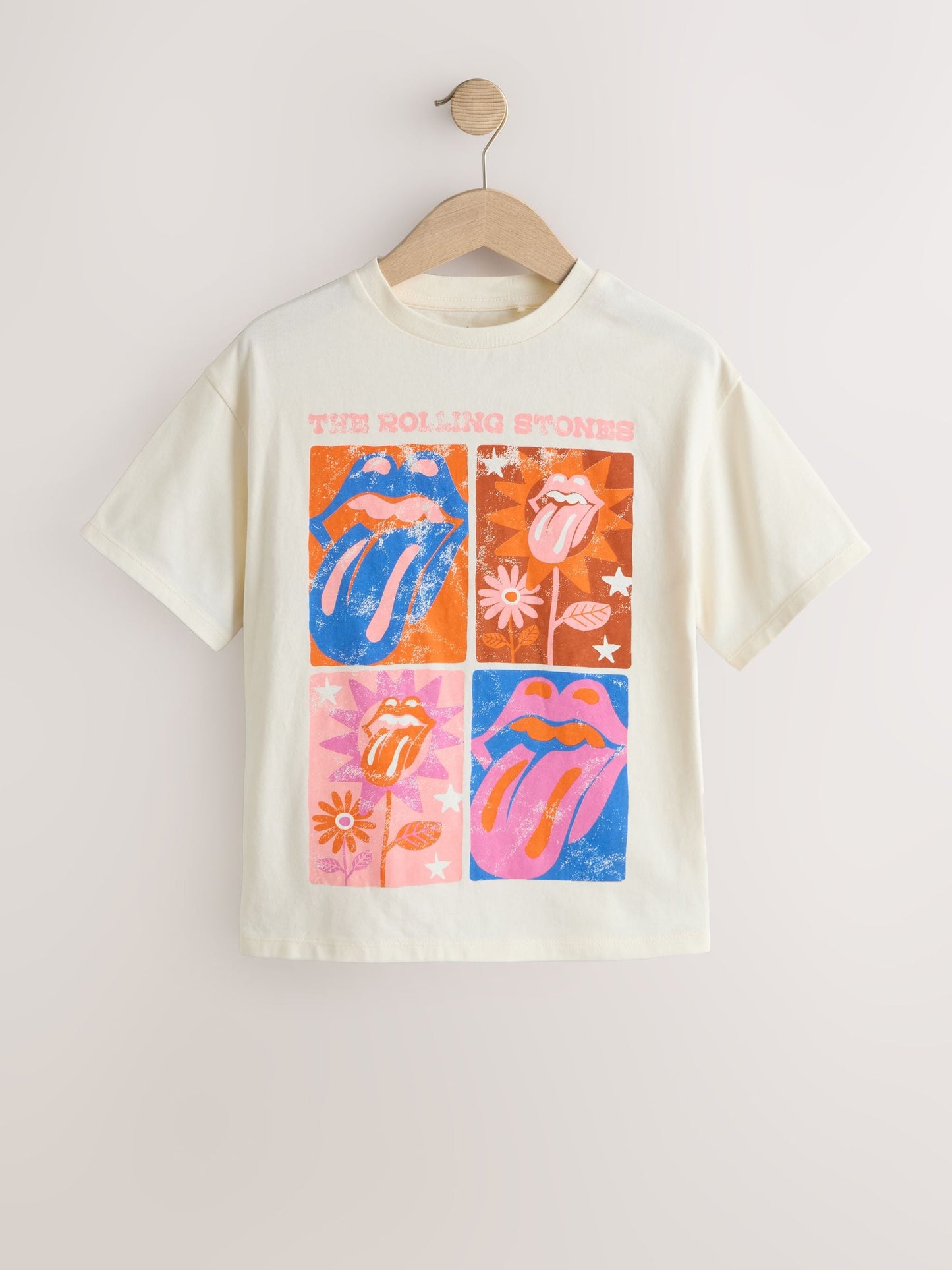 Dsiney Kidz - Ecru The Rolling Stones Band T-Shirt (3-16yrs) image 5