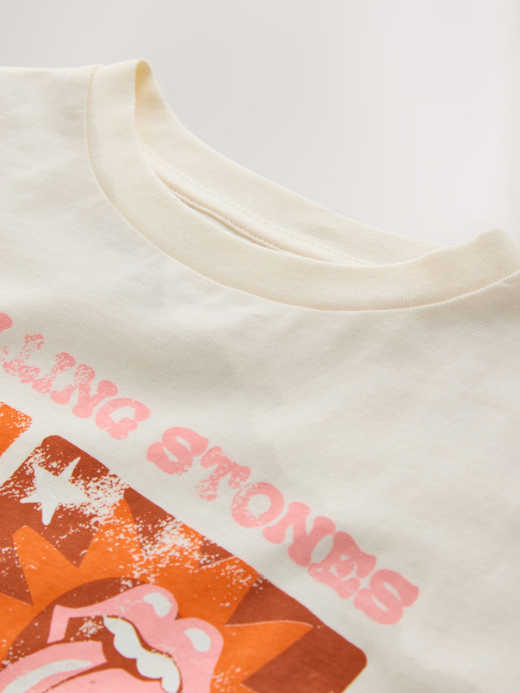Dsiney Kidz - Ecru The Rolling Stones Band T-Shirt (3-16yrs) image 7