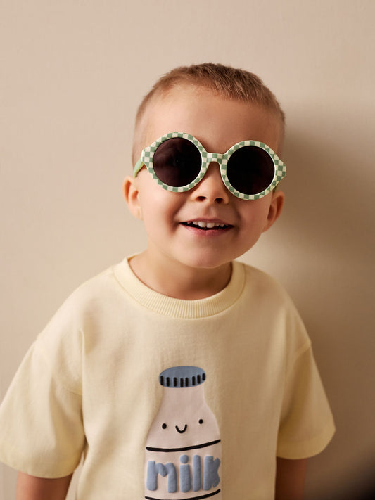 Green Round Sunglasses image 1