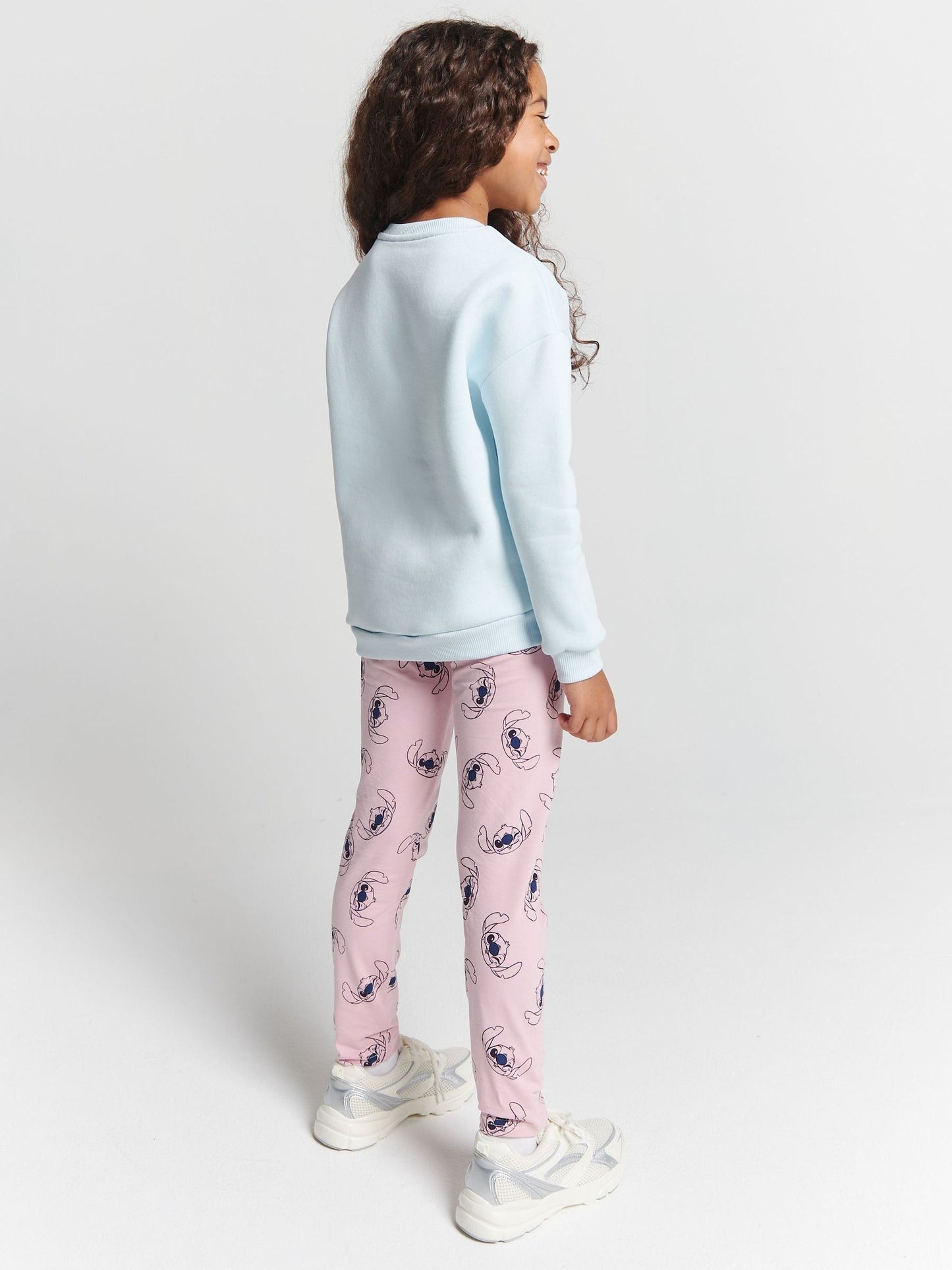 Brand Threads Blue Disney Stitch Top and Leggings Set image 2