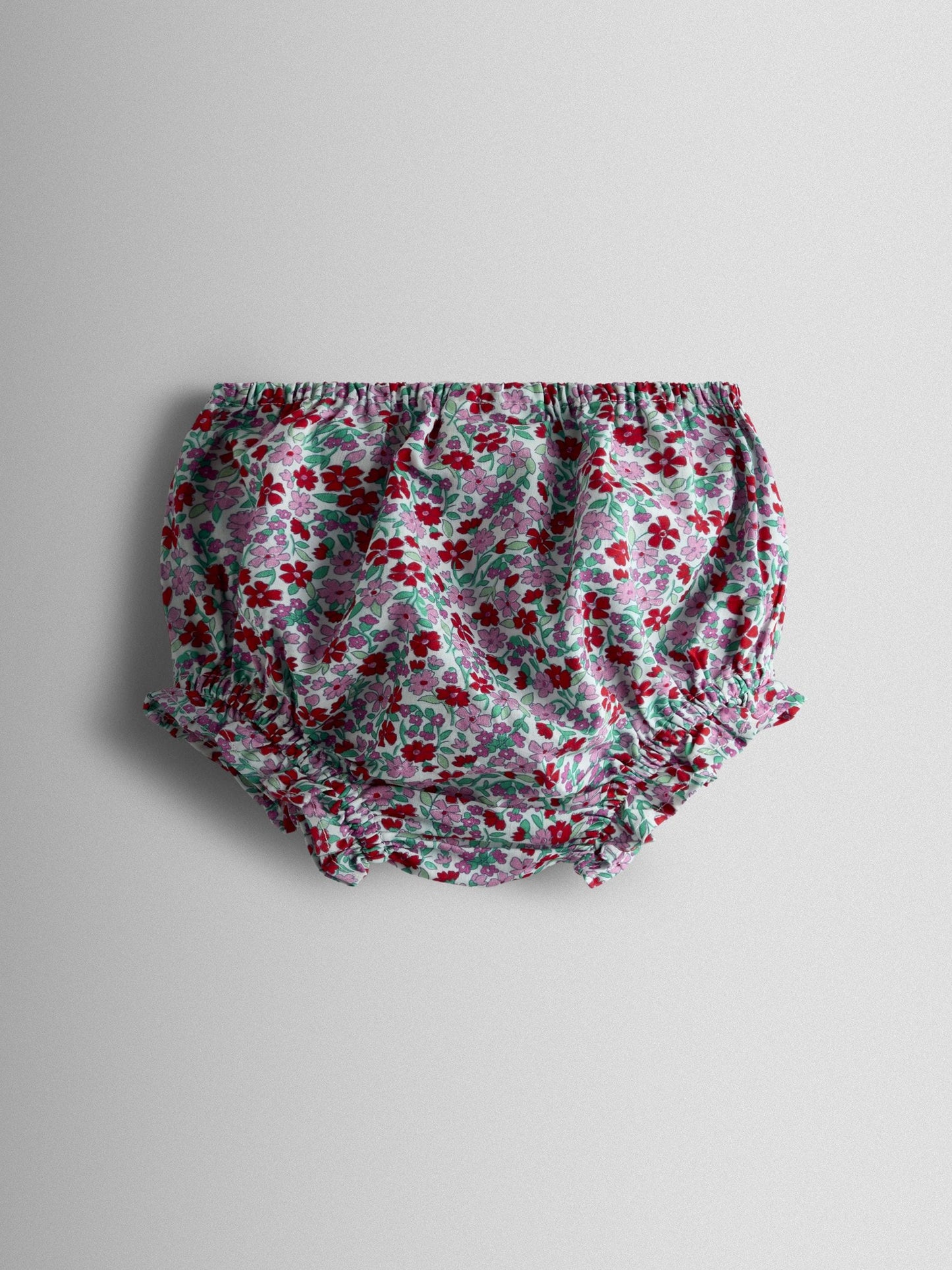 JoJo Maman Bébé Red Ditsy Floral Sailor Baby Dress image 5