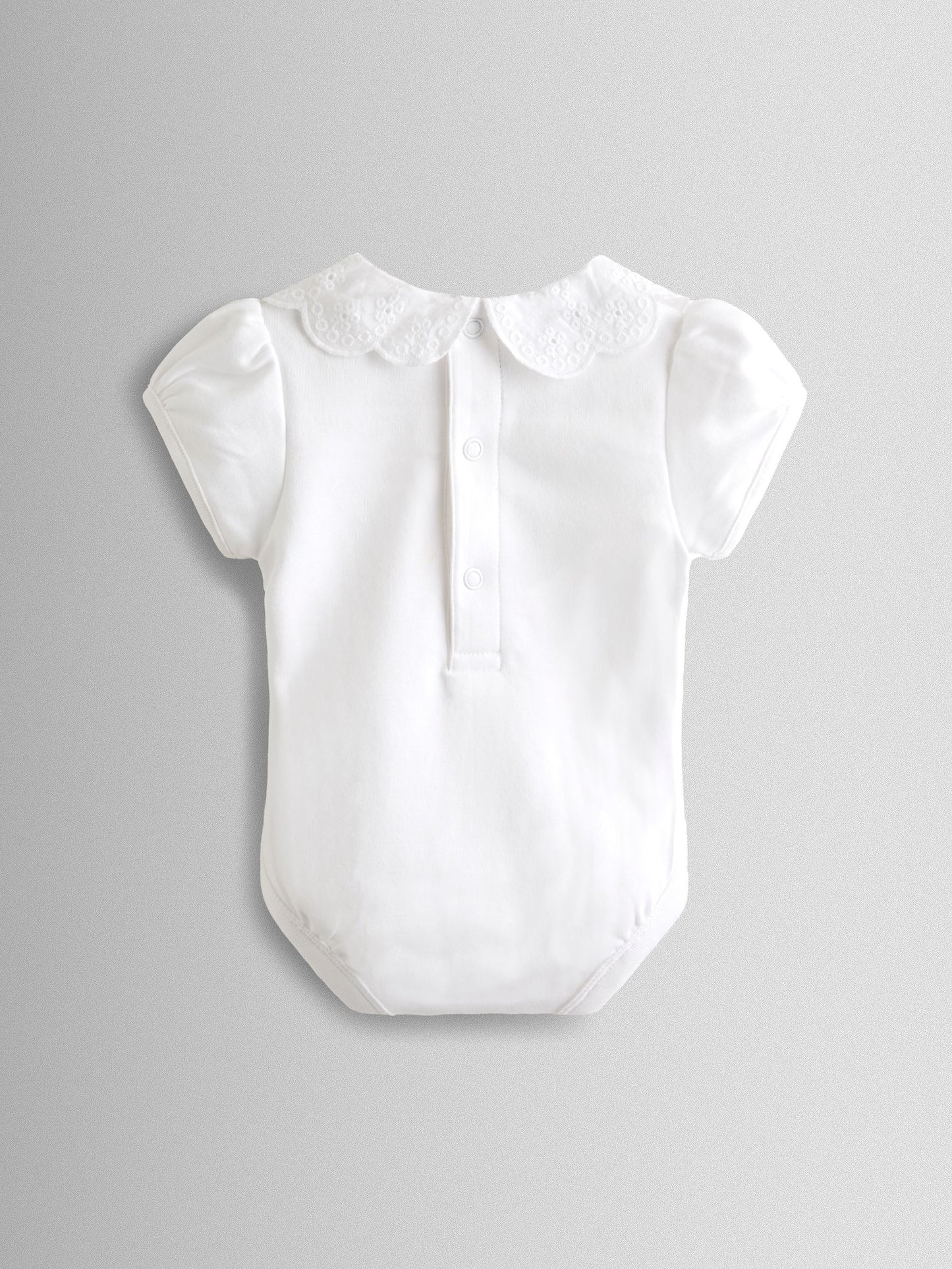 JoJo Maman Bébé White Broderie Collar Body image 2