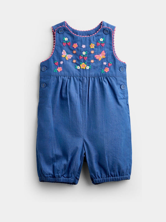 JoJo Maman Bébé Blue Dungarees image 1