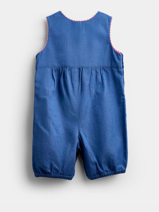 JoJo Maman Bébé Blue Dungarees image 2