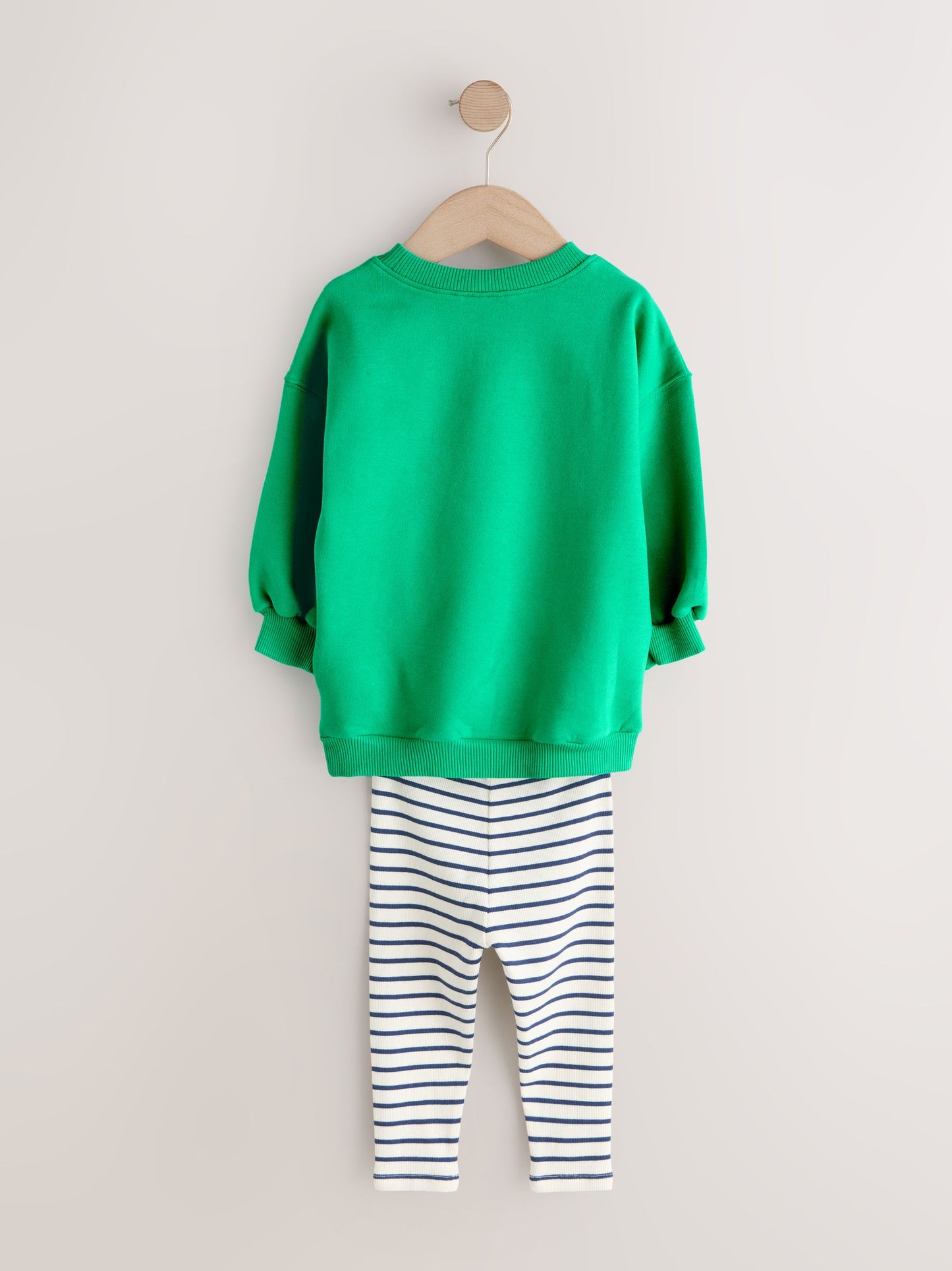 Green Rainbow Sweatshirt & Flare Leggings Set (3mths-7yrs) image 7