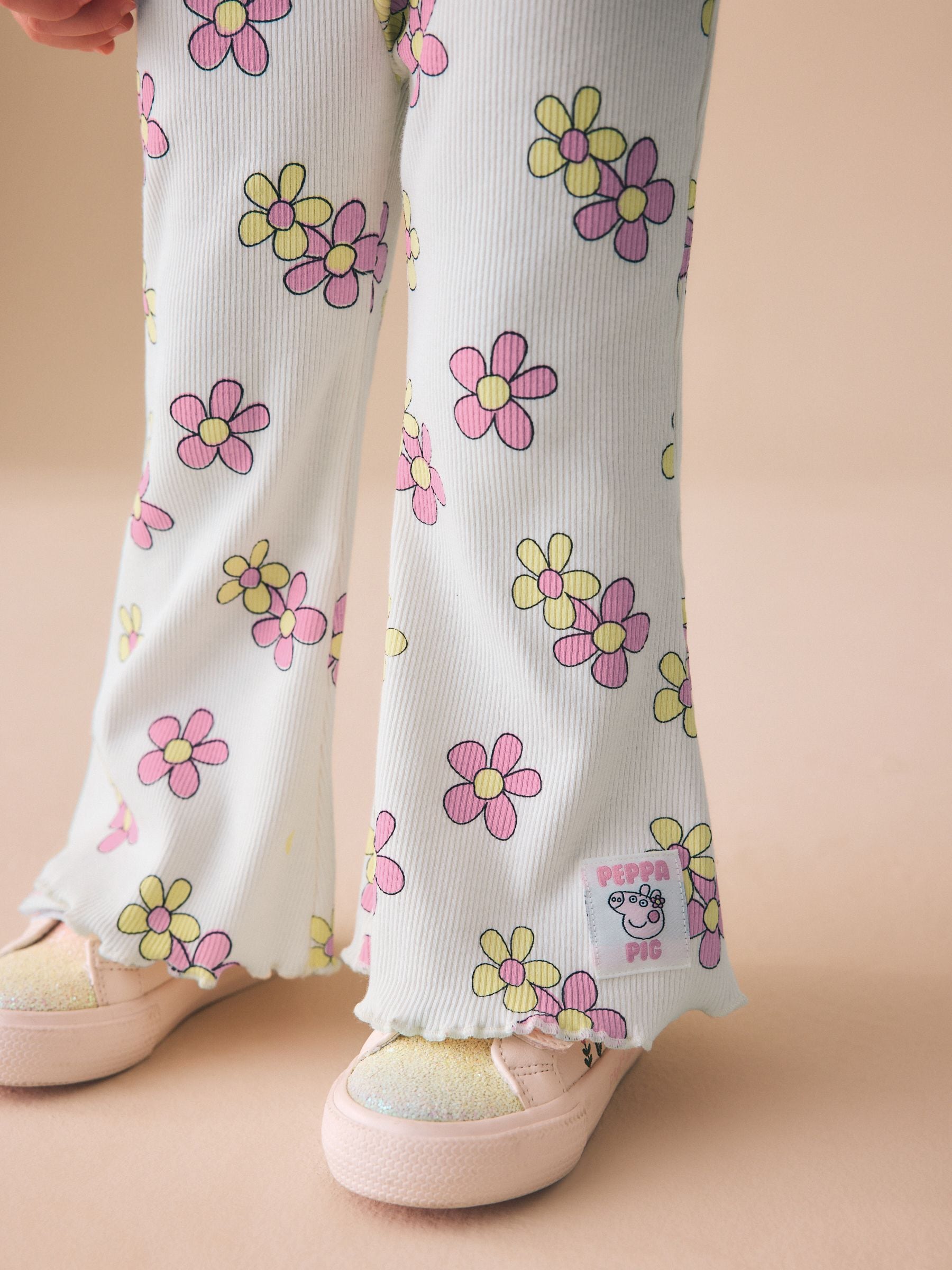 Purple Peppa Pig Sweatshirt & Flare Leggings Set (3mths-7yrs) image 5