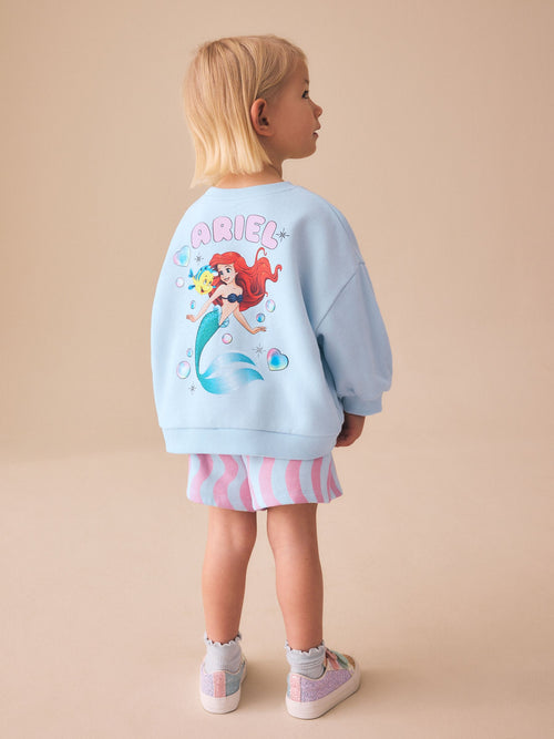 Blue Ariel Ariel Sweatshirt & Shorts Set (3mths-7yrs) image 1